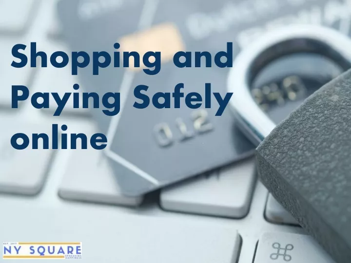 shopping and paying safely online