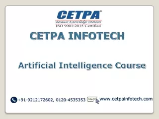 Best Artificial Intelligence Training in Delhi