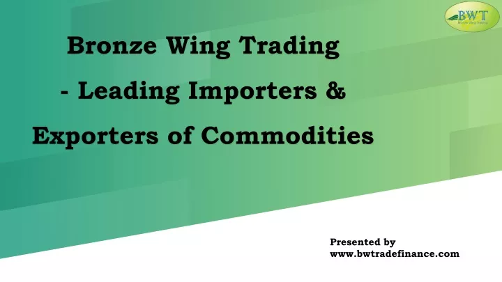 bronze wing trading