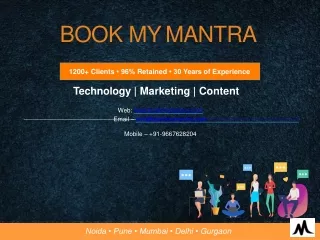 Website Development, e-Commerce, UI/UX Design | Book My Mantra