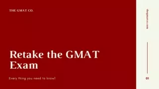 Retake The GMAT Exam : The GMAT Co.