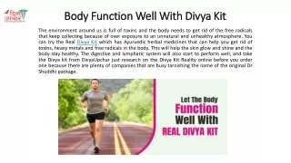 Divya Kit Makes Immunity System Strong