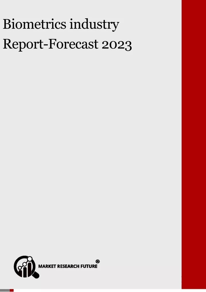 biometrics industry forecast 2023 biometrics