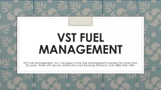 VST Fuel Management