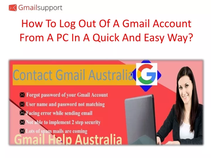 how to log out of a gmail account from