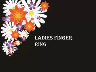Ladies Finger Ring
