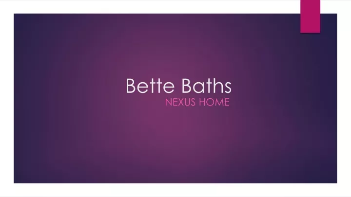 bette baths