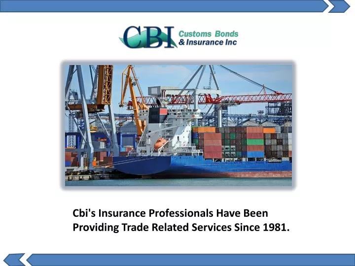 cbi s insurance professionals have been providing