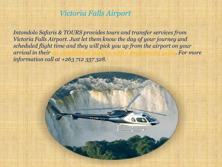 victoria falls airport