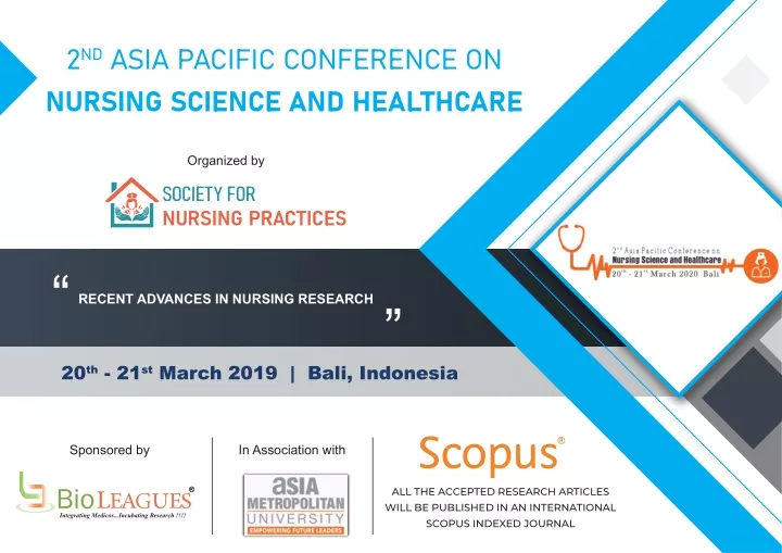2 nd asia pacific conference on nursing science