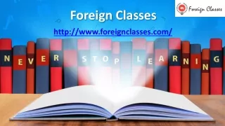 German institute in Amritsar - Foreign Classes