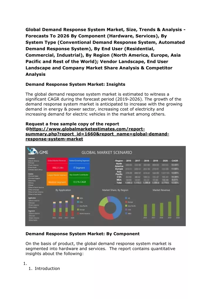 global demand response system market size trends