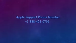 Apple Support Phone Number  1-888-401-0701| Helpline Number