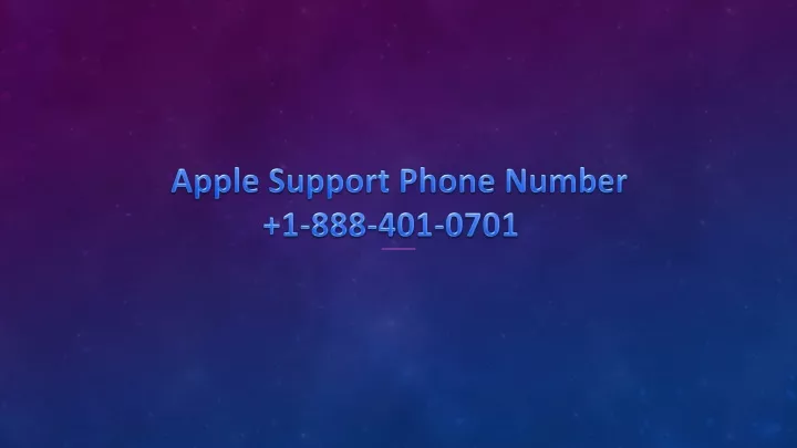 apple support phone number 1 888 401 0701