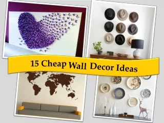 15 Cheap Wall Decor Ideas for Your Home Wall | 91-9717473118