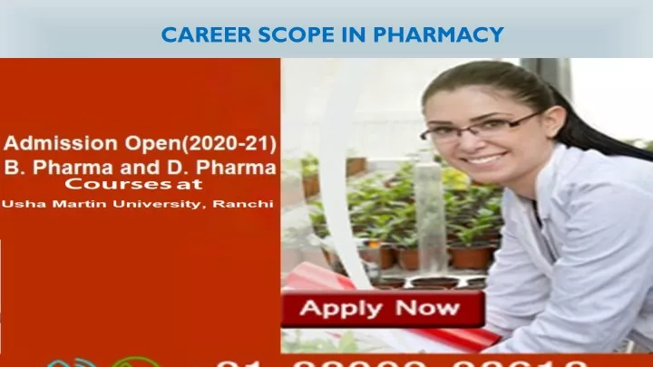 career scope in pharmacy