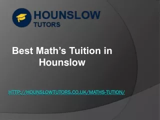 Best Maths Tuition in Hounslow