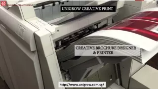 Creative Brochure Designer & Printer Singapore