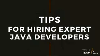 Effective Tips to Hire Expert Java Developers for you Next Project