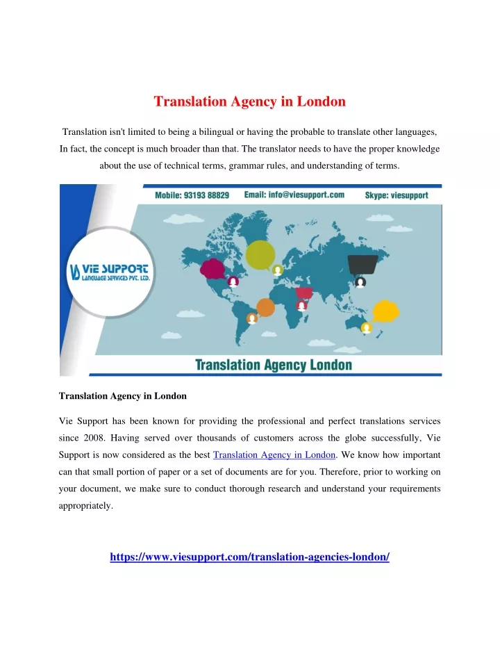 translation agency in london
