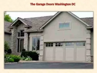 The Garage Doors Washington DC
