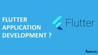 Why flutter application development?