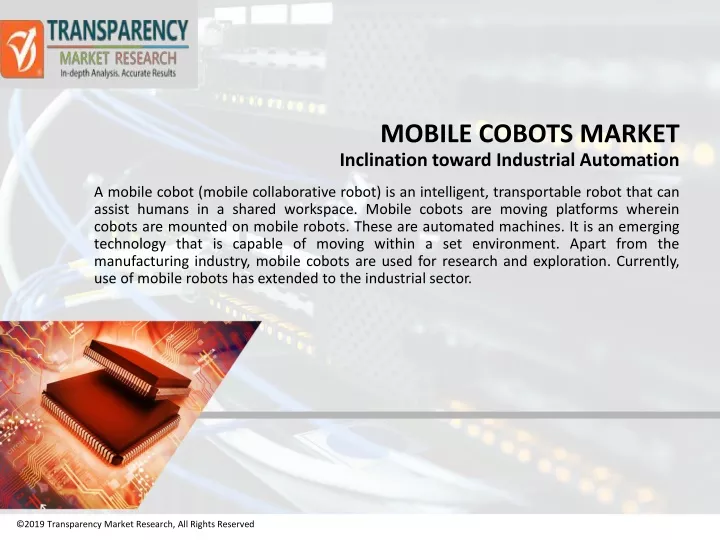 mobile cobots market inclination toward industrial automation