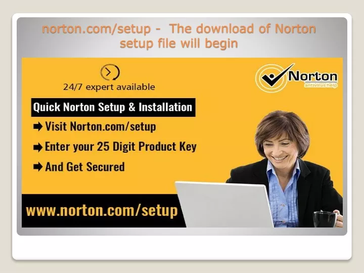 norton com setup the download of norton setup file will begin