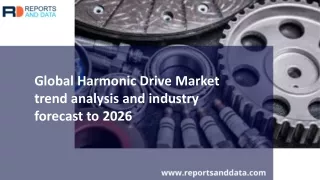 Harmonic Drive Market 2019 Forecast Analysis by 2026
