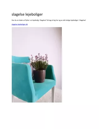 slagelse lejeboliger