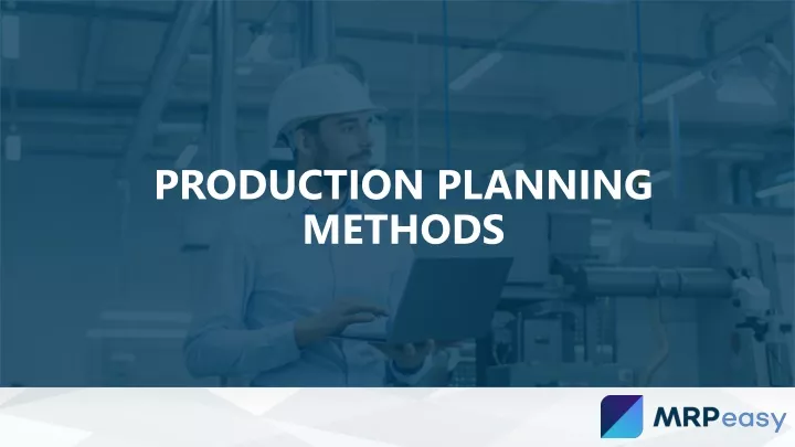 production planning methods