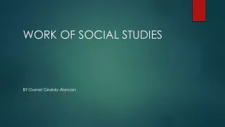 work of social studies