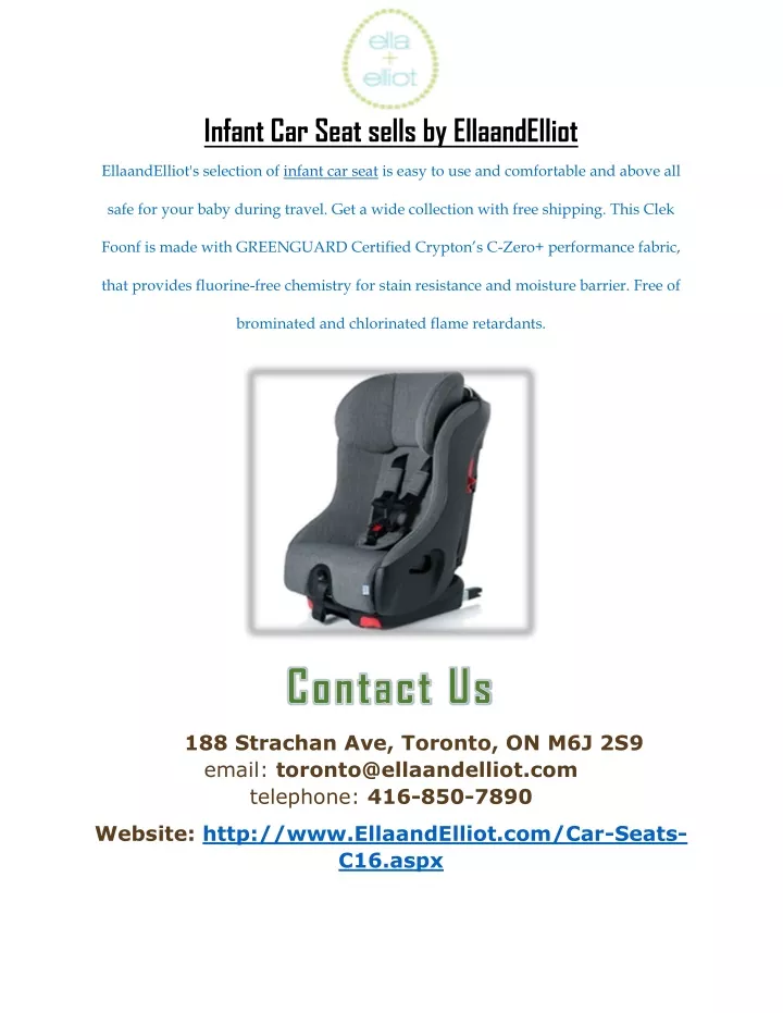 infant car seat sells by ellaandelliot