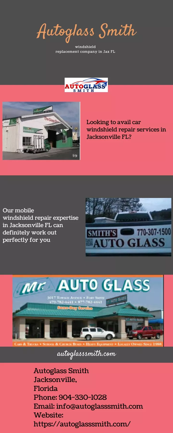 autoglass smith windshield replacement company