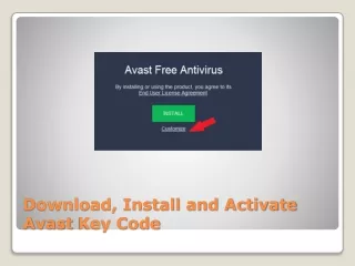 download install and activate avast key code
