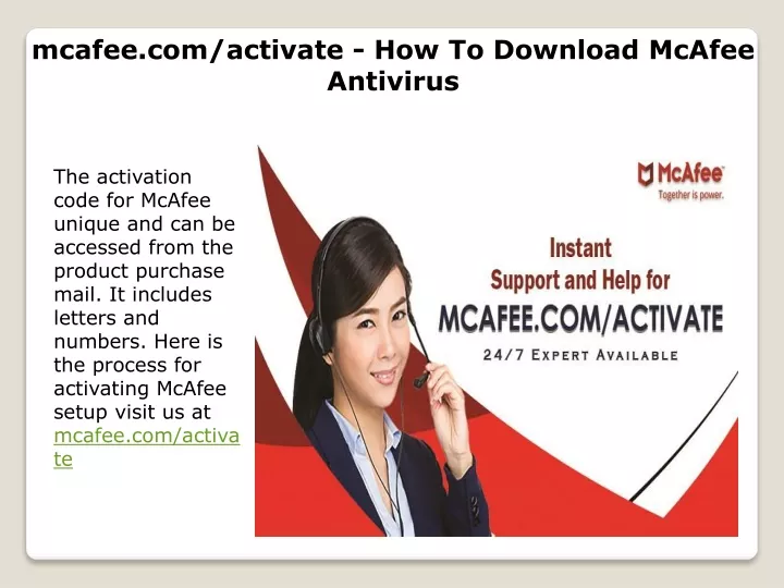 mcafee com activate how to download mcafee