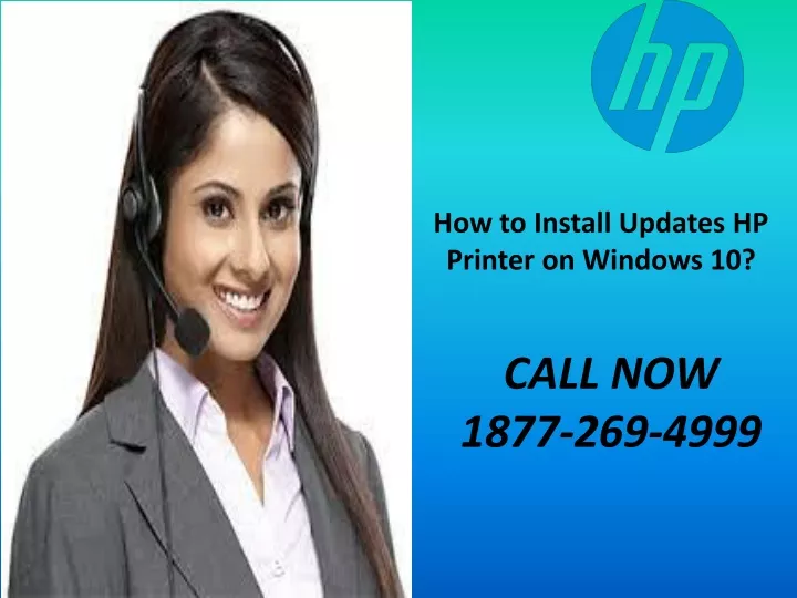 how to install updates hp printer on windows 10