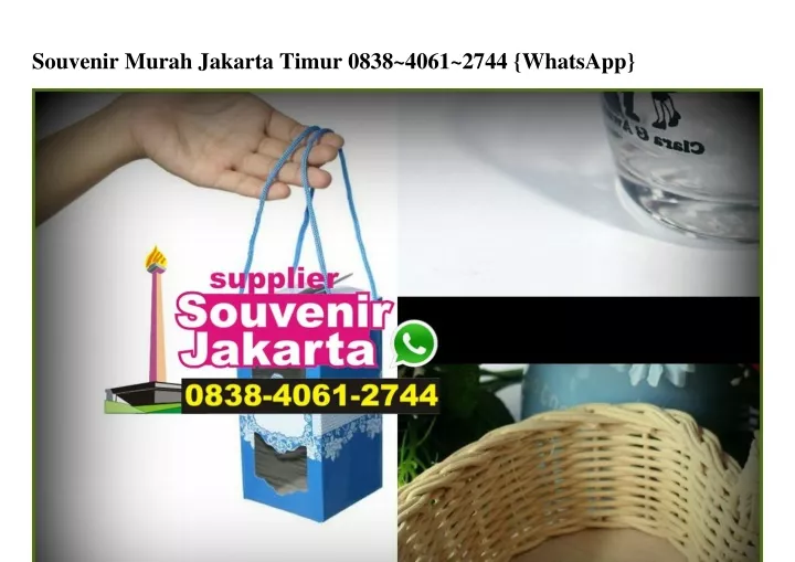 souvenir murah jakarta timur 0838 4061 2744