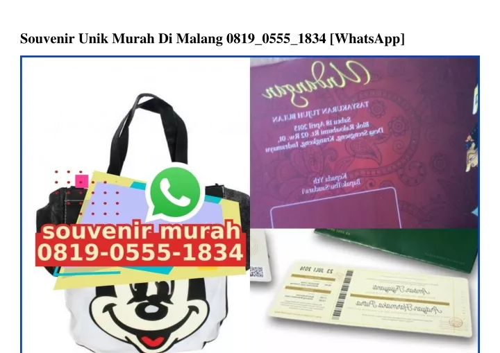 souvenir unik murah di malang 0819 0555 1834