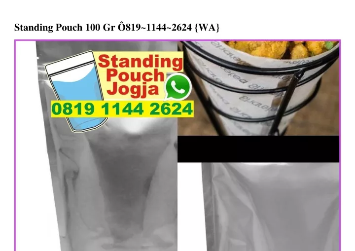 standing pouch 100 gr 819 1144 2624 wa