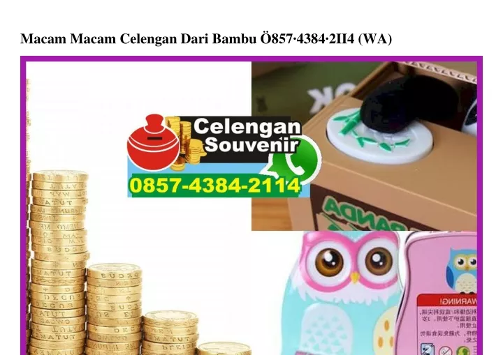 macam macam celengan dari bambu 857 4384 2ii4 wa