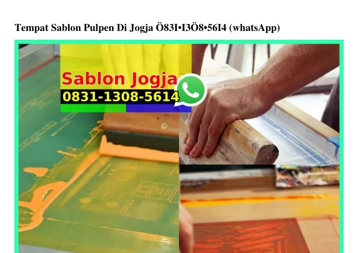 tempat sablon pulpen di jogja 83i i3 8 56i4