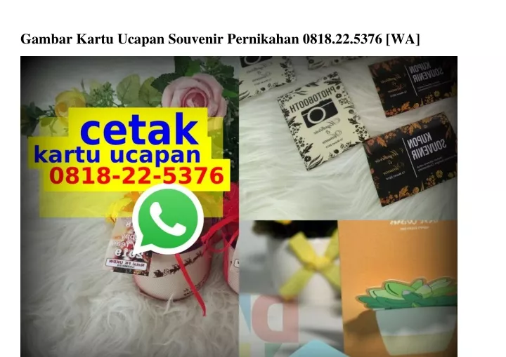 gambar kartu ucapan souvenir pernikahan 0818