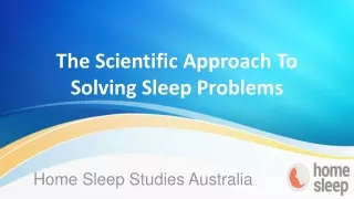 Home Sleep Studies Australia - Finding the right treatment for each sleep disorder