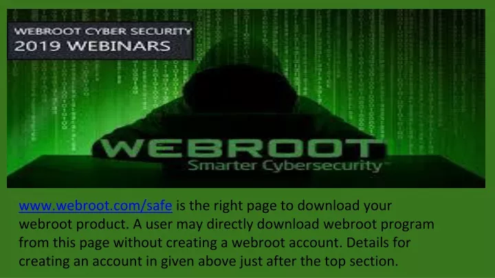 www webroot com safe is the right page
