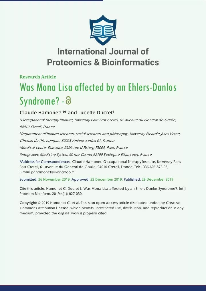 international journal of proteomics bioinformatics