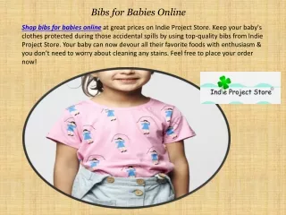 Bibs for Babies Online