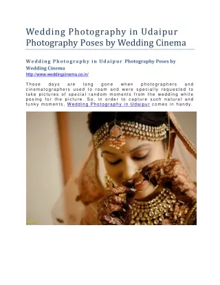 Wedding Photography in Udaipur Photography Poses by Wedding Cinema