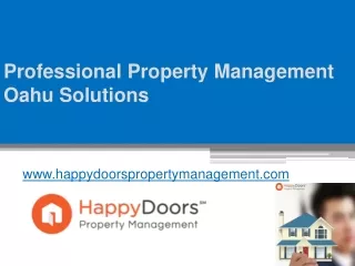 Professional Property Management Oahu Solutions