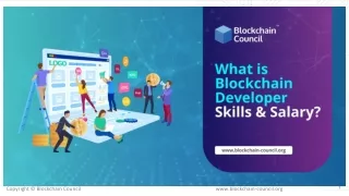 What is Blockchain Developer Skills & Salary?